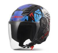 Casco Jet LS2 OF616 Airflow II Zombie II Nero/Rosso/BluXXL Nero,Rosso,Blu