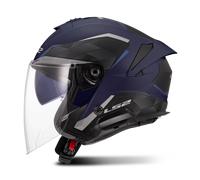 LS2 OF618 Verso II Air, casco aperto XS male Opaco Blu Scuro/Nero