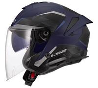 Casco Jet LS2 OF618 Verso II Air Navy Blu L