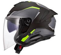 Casco Jet LS2 OF618 Verso II Air Nero H-V Giallo
