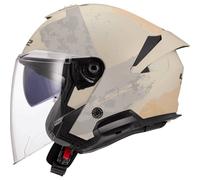 Casco Jet LS2 OF618 Verso II Aqua Avorio