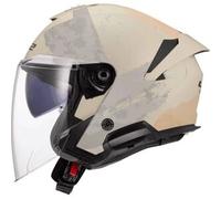 Casco Jet LS2 OF618 Verso II Aqua Avorio S