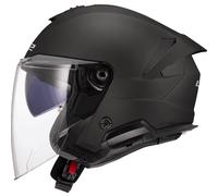 Casco Jet LS2 OF618 Verso II Solid Nero Opaco