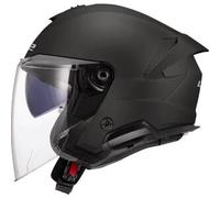 Casco Jet LS2 OF618 Verso II Solid Nero Opaco XXL