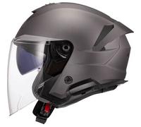 LS2 OF618 Verso II Solid, casco aperto S male Grigio Opaco
