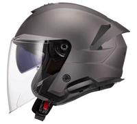 Casco Jet LS2 OF618 Verso II Solid Titanio Opaco XS