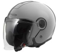 LS2, Casco Moto Jet CLASSY SOLID Pearl Grey, M