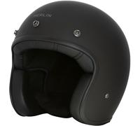 Casco jet Merlin Blackbird Logo