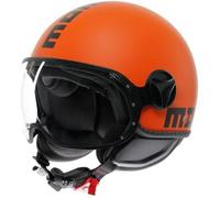 Casco Jet Momodesign FGTR CLASSIC Mono Matt Orange/Black Taglia:L