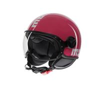 CASCO JET MOMO DESIGN FGTR CLASSIC CANDY FUCSIA/BIANCO