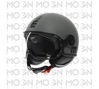 Casco Jet Momodesign FGTR CLASSIC Mono Matt Grey/Black Taglia:M