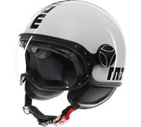 Casco Jet Momodesign FGTR EVO Mono White Quarz/Black Taglia:S