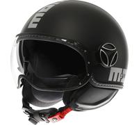 MOMO FGTR Evo Mono 2.0 Casco a reazione, nero, taglia M per maschi