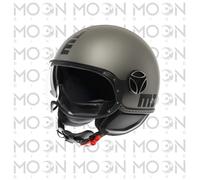 MOMODESIGN - FGTR EVO E2206, Casco Moto Jet con Visiera Doppia, Casco Jet Scooter Uomo e Donna Omologato ECE, Casco Jet Vintage Aperto