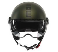 Casco Jet Momodesign FGTR EVO Mono Green/Black Taglia:L