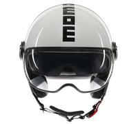 Casco Jet Momodesign FGTR EVO Mono White Quarz/Black Taglia:S