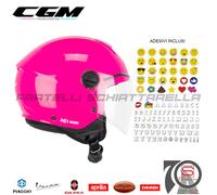 Casco Jet Moto Baby Bimbo Bambino Bimba CGM 261 Mini Mono Fucsia 261AALA71