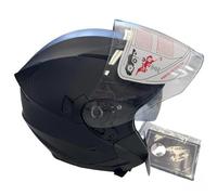 CASCO JET MOTO SCOOTER OMOLOGATO ECE 22-06 DOPPIA VISIERA ANTIGRAFFIO PARASOLE