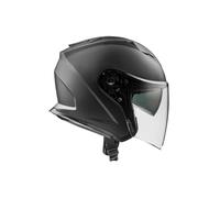 CASCO JET MOTO SCOOTER PREMIER DOKKER U9 BM NERO OPACO CON VISIERINO PARASOLE M