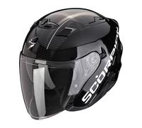 CASCO JET MOTO SCORPION EXO 230 QR NERO ARGENTO URBAN CITY SCOOTER