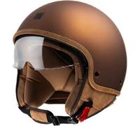 Casco Jet Motocubo 717 Beetle Tobacco XS