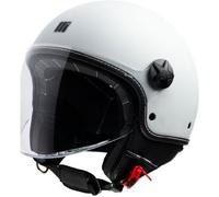 Casco Jet Motocubo 718 Beetle Evo Bianco Perla Lucido M