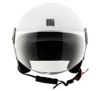 Casco Jet Motocubo BAT White