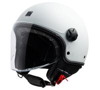 Casco Jet Motocubo BEETLE EVO Pearl White