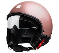 Casco Jet Motocubo BEETLE Gold Pink