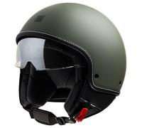 Casco Jet Motocubo BEETLE Verde Army