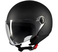 Casco da moto jet MT Street S Pure A1 nero opaco L