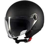 Casco da moto jet MT Street S Pure A1 nero opaco XS