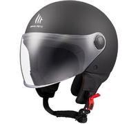 Casco Jet Mt Helmets Of501 B Street S Solid Opaco Nero XS