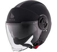 Casco Jet Mt Helmets Of502Sv B Viale Sv S A1 Solid Opaco Nero Opaco XS