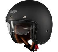 Casco Jet Mt Helmets Of507Sv B Lemans 2 A1 Sv S Pure Nero Opaco L
