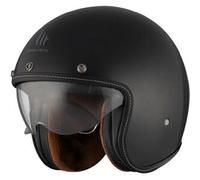 Casco Jet Mt Helmets Of507Sv B Lemans 2 Sv S Solid Nero Lucido M