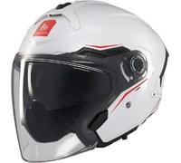 Mt Helmets Cosmo Sv Open Face Helmet Bianco M
