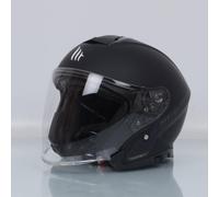 Casco jet MT Helmets Thunder 3 SV nero opaco uomo donna Taglia M