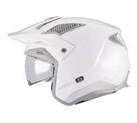 Casco Jet Mt Helmets Tr902Svb District Sv S Soul Bianco Lucido XS