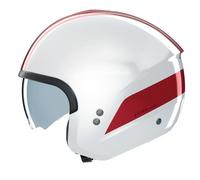 Casco Jet Nolan N20-2 DOLCE VITA 347 Bianco / Rosso Taglia:M