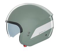 Casco Jet Nolan N20-2 DOLCE VITA 348 Verde grigio / Bianco Taglia:L