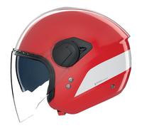 Casco Jet Nolan N20-2 VISOR DOLCE VITA 349 Rosso / Bianco Taglia:XL