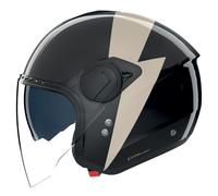 Casco Jet Nolan N20-2 VISOR IMPETO 344 Nero / Avorio Taglia:S