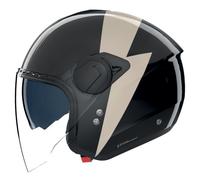 Nolan N20-2 Visor Impeto 344, casco aperto M female Nero/Beige