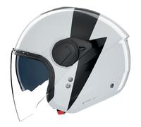 Casco Jet Nolan N20-2 VISOR IMPETO 345 Perla / Nero Taglia:XXS