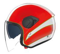 Casco Jet Nolan N20-2 VISOR TRICOLORE 346 Bianco / Verde / Rosso Taglia:L