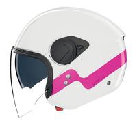 Casco Jet Nolan N20-2 VISOR ZEFIRO 342 Bianco / Fucsia Taglia:L