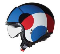 Casco Jet Nolan N21 BICROMO 345 Nero / Blu / Rosso