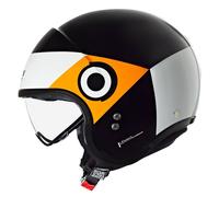 Casco Jet Nolan N21 ONIRICO 342 Nero / Bianco / Arancione