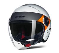 Casco Jet Nolan N21 Visor Bianco/Nero/ArancioM Bianco,Nero,Arancio